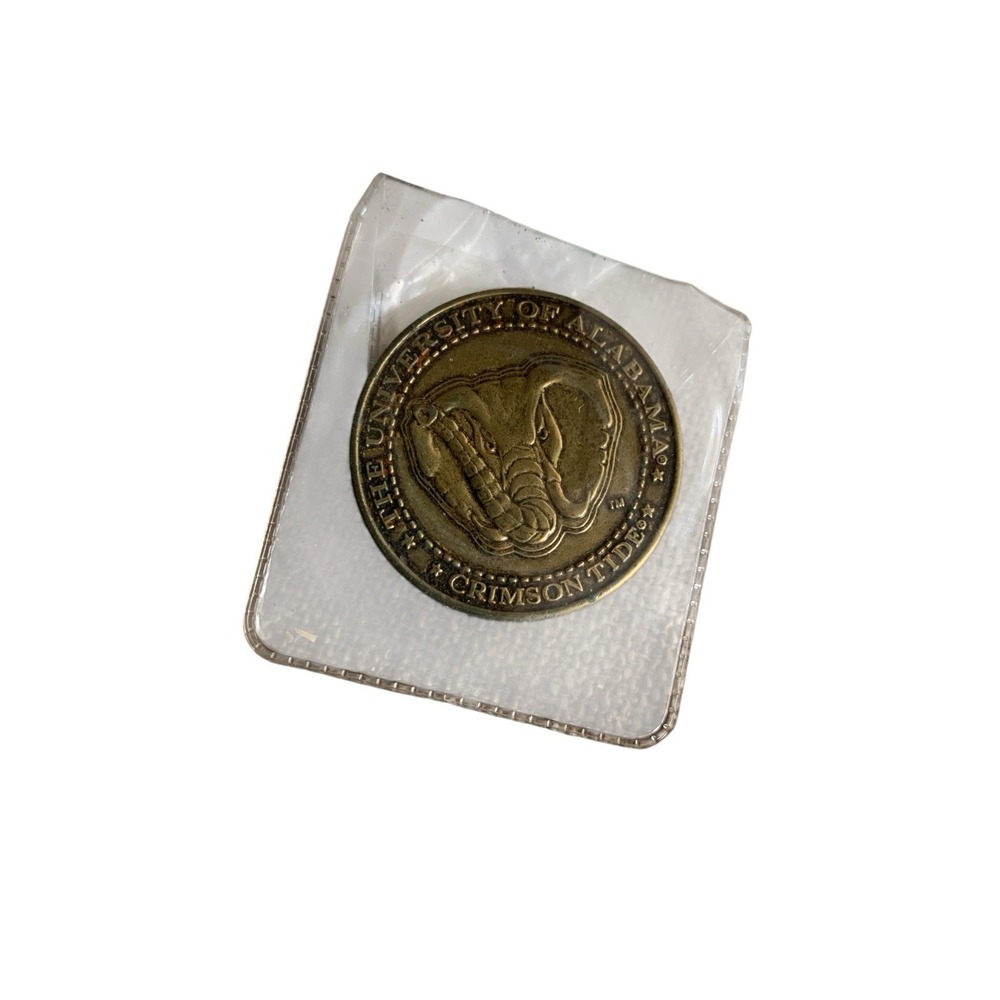 University Alabama Crimson Tide Challenge Coin Elephant 1831 NCAA Football